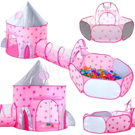 WOOPIE 3-in-1 printsessi lossitelk XXL kuppel tunnel kuiv bassein