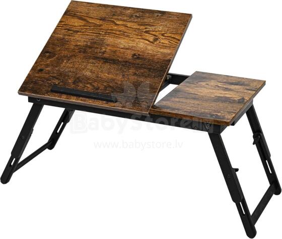 Vasmia Laptop Table Art.255639 Kandik sülearvutile 34.9 x 69 x 32  cm voodialune laud kokkupandav maalikunstiline
