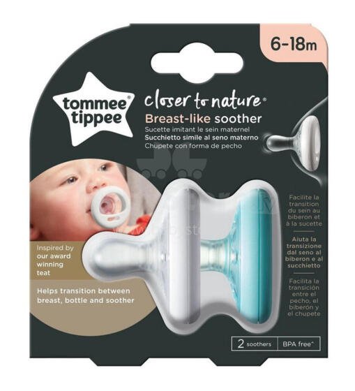 TOMMEE TIPPEE lutt, 6-18 k., 2 tk., 433628