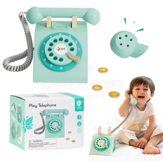 CLASSIC WORLD Klassikaline Puittelefon lastele 4 tk.