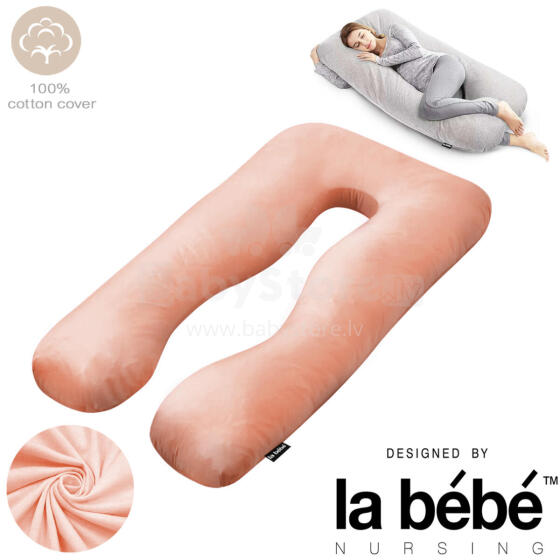 La Bebe™ Cushy Maternity Pillow Art.91914 Peach