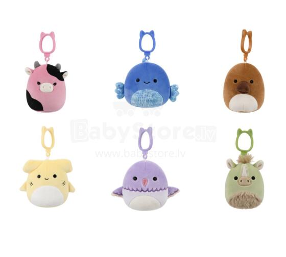 SQUISHMALLOWS W25 Piespraužama plīša rotaļlieta, 8 cm