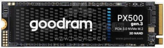 Goodram PX500 GEN.3 SSDPR-PX500-256-80-G3 SSD устройство 256 ГБ M.2 PCI Express 3.0 NVMe 3D NAND