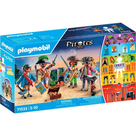 PLAYMOBIL PIRATES Pirāti – Manas figūriņas 71533
