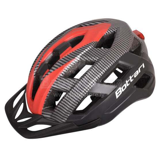 ADULT HELMET RED/BLACK S/M