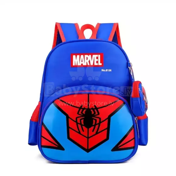 Children School Backpack Spiderman Art.258556 Vikerkaare