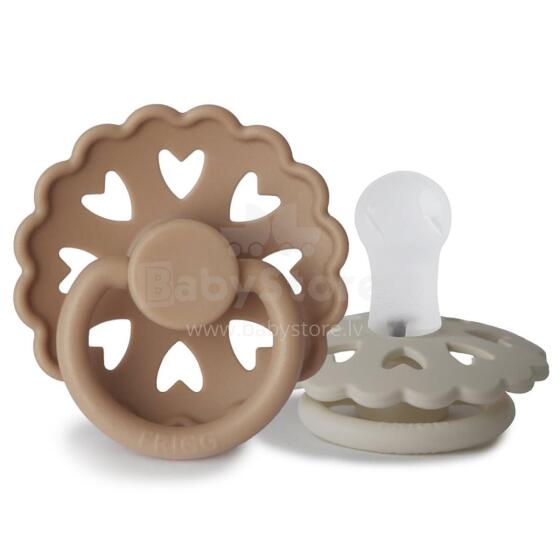 Frigg Fairytale Round Silicone Art. 100150 The Emperors New Clothes/Clumsy Hans  mannekeen (lutt), mis on valmistatud 100% looduslikust kummist vanuses 6-18 kuud. (2 tk.)