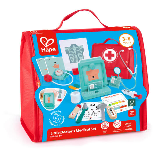HAPE väike arsti komplekt, E3228A