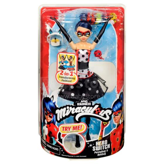 MIRACULOUS nukk Hero Switch Penny Bug & Bee Bug, 50417