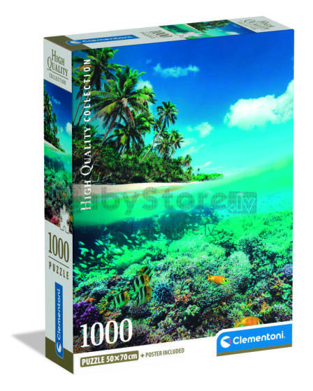 CLEMENTONI Puzzle suveparadiis, 1000 tk,, 39931