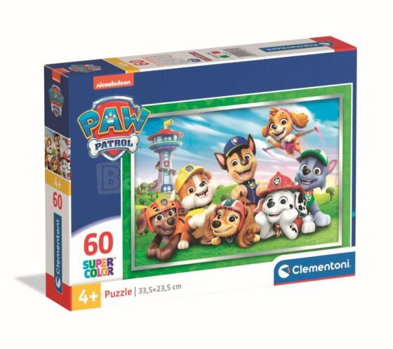 CLEMENTONI LASTELE PUZZLE Paw Patrol, 60 tk,, 26071
