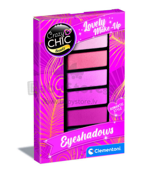 CLEMENTONI CRAZY CHIC eyeshadow with pink shades, 18908