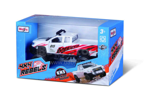 MAISTO DIE CAST auto mudel Fresh Metal 4x4 Rebels, assort., 21205