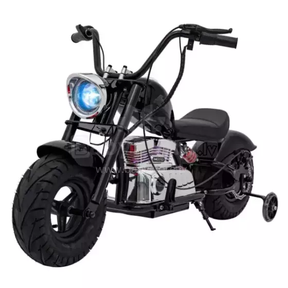 Motorcycle Chopper Warrior Art.260382 Black Võimas 12v lapsega elektriline auto