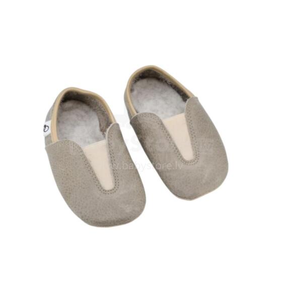 Bebe Basic Kids Hip-Hop Punsa Gymnastics Shoes Art.SB131 Eco Grey Barefoot lastesussid Punsa, mis on valmistatud mööblitööstuse tootmisjäätmetest