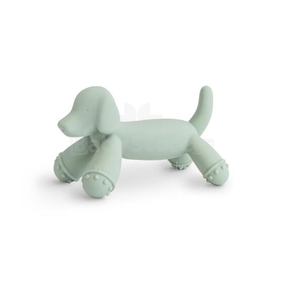 Mushie  Figurine Silicone Teether Dog Art.101572 Silikoonist kõristi (100% looduslik)