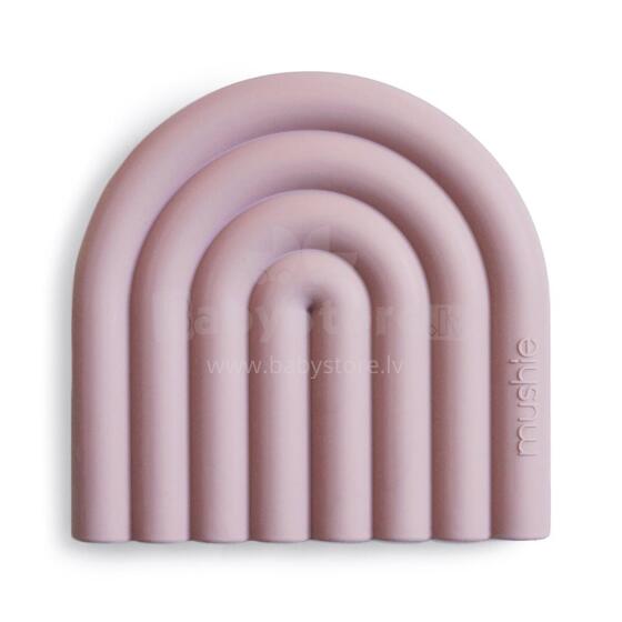 Mushie  Silicone Teether Rainbow Art.2560266 Silikoonist kõristi (100% looduslik)