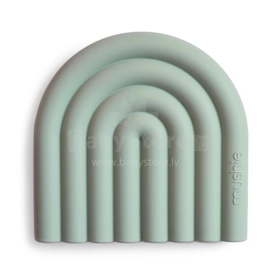 Mushie  Silicone Teether Rainbow Art.2560268 Silikoonist kõristi (100% looduslik)