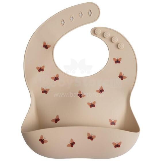 Mushie Silicone Bib Art.100407 Beebipõll on valmistatud 100% kvaliteetsest silikoonist