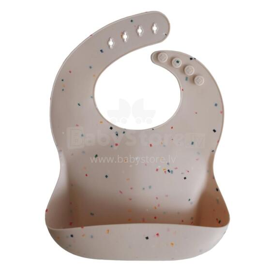 Mushie Silicone Bib Art.2500248 Beebipõll on valmistatud 100% kvaliteetsest silikoonist
