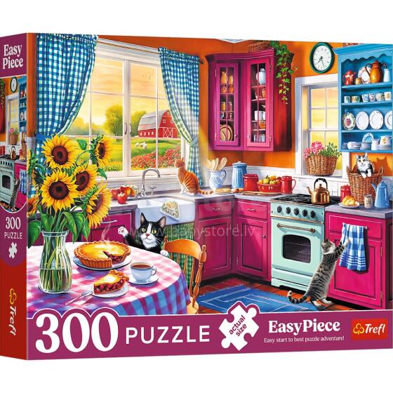 TREFL Puzzle EasyPiece Morning in the kitchen, 300 pcs