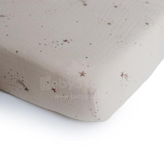 Mushie Cotton Sheet   Art.2217245 Falling Stars