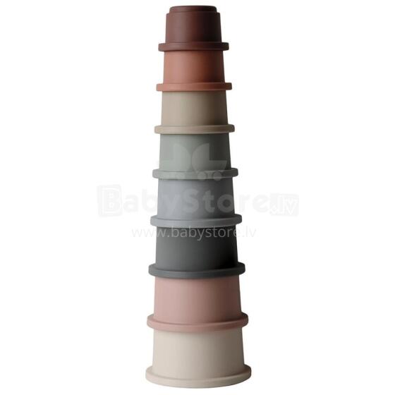 Mushie Stacking Cup Art.2400230 Original tasside püramiid