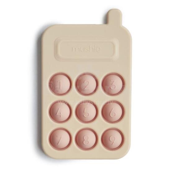 Mushie Phone Press Toy Art.2860019 Silikoonist kõristi (100% looduslik)