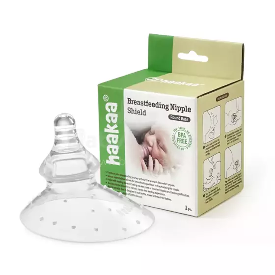 Haakaa  Nipple Shield - Nipple Teat (Round Base) Art.MHK037