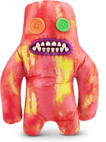 Fuggler Laboratory Misfits ZURU poolt Naljakas kole koletis Palus kollektsioonimänguasi - Sasquoosh - punane ja kollane, laste pehme mänguasi