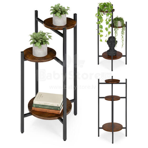Seisev taimealus lillede kaunistamiseks 3 taset Loft ModernHome