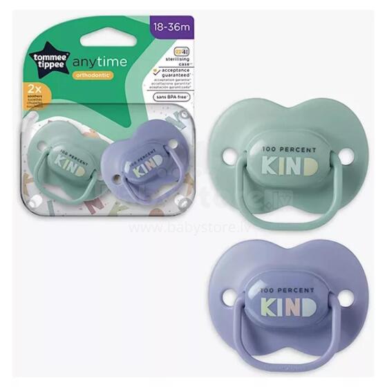 TOMMEE TIPPEE ortodontilised lutid ANYTIME, 18-36 m., 2 tk., 433658