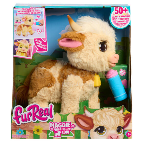 FURREAL Interaktīva rotaļlieta Maggie the Feed & Follow Cow