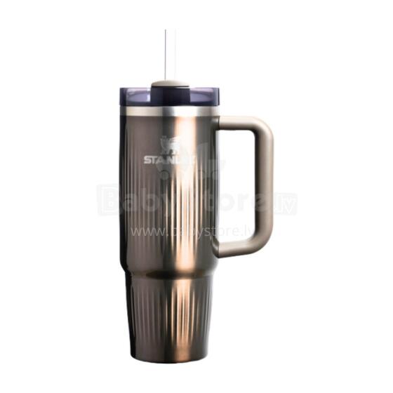 Termoskruus k&otilde;rrega The Quencher H2.0 Fluted Tumbler 0.89L metallikpruun