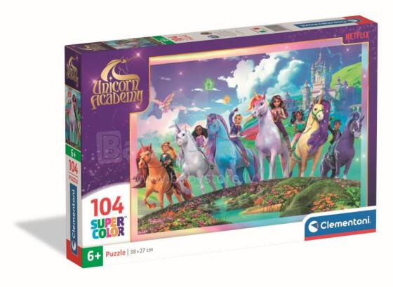 CLEMENTONI pusle Unicorn Academy, 104 tk, 25091