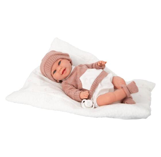 Arias nukk roosas kampsunis, 35 cm