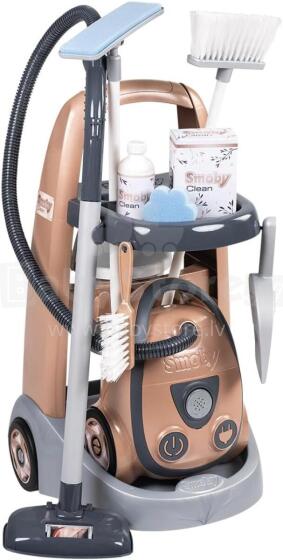 Smoby Rowenta Cleaning Trolley Art.265918 puhastusvanker koos tolmuimejaga