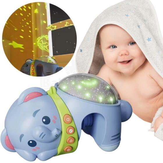 WOOPIE BABY Täheprojektor Öövalgus Lastele Elevant