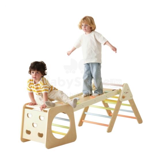 CLASSIC WORLD Puitu ronimisseade Kolmnurk Montessori 5-in-1 - Siseruumide mänguväljak lastele