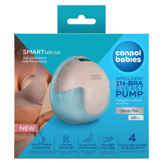 CANPOL BABIES nutikas rinnahoidja rinnapump SMARTSENSE, 20/115