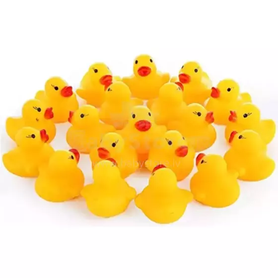 Quack-tastic Mini Tiny 12 Rubber Ducks Art.267879 Mini 12 kummist pardid 4x3cm
