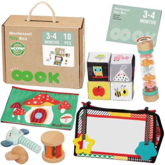 WOOPIE GREEN XXL Karp Montessori Aistiline ja Hariduslik 6in1 FSC