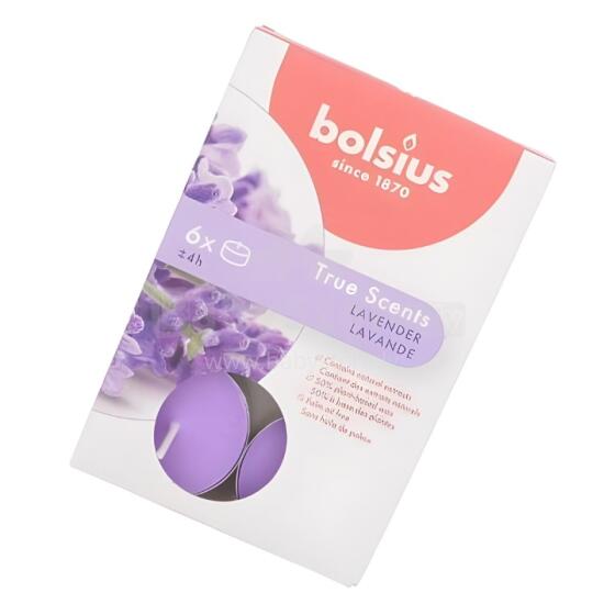 Tealights aroma. 6 pcs.True Scents lavender