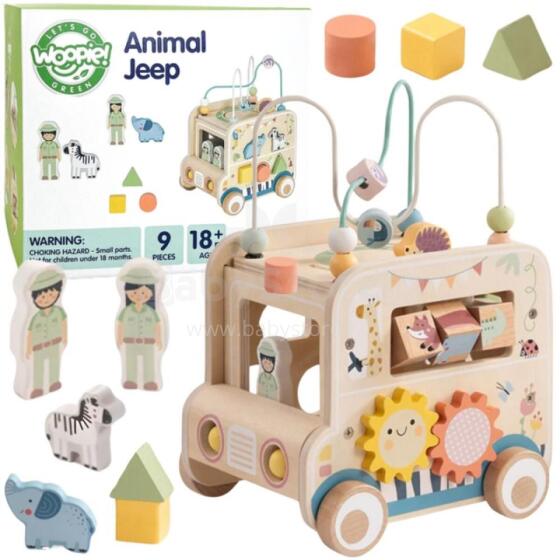 WOOPIE GREEN Puit Activity Cube Safari Maastikuauto FSC