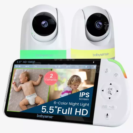 Babysense Video Baby Monitor Max View Pro Art.268721 Digitaalne beebimonitor koos ekraaniga
