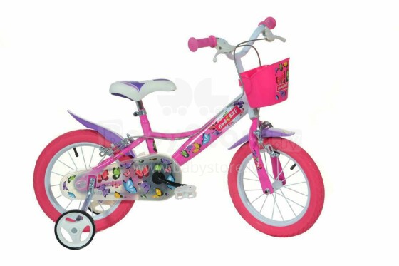 Bike Fun MTB 14 Girl Butterfly 1 Speed Art.77336 Детский велосипед