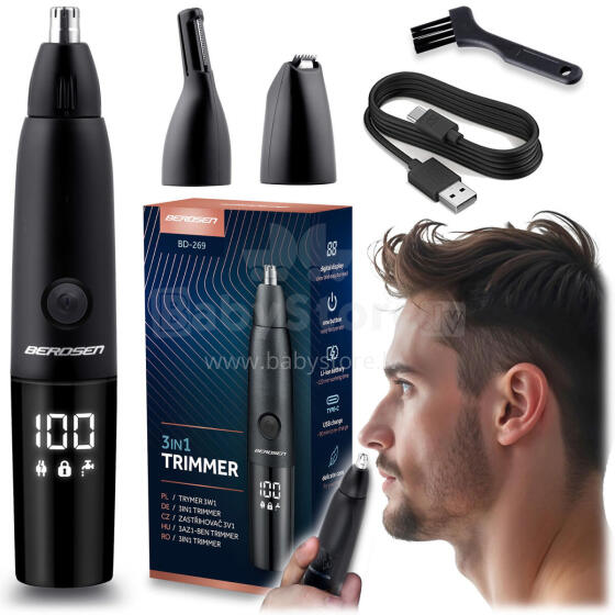 Berdsen BD-269 Must Nina ja Kõrva Trimmer