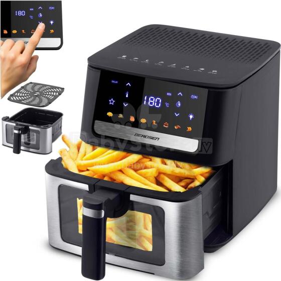 Õlivaba fritüür Air fryer 6.5l Berdsen 1700W BD-655 must