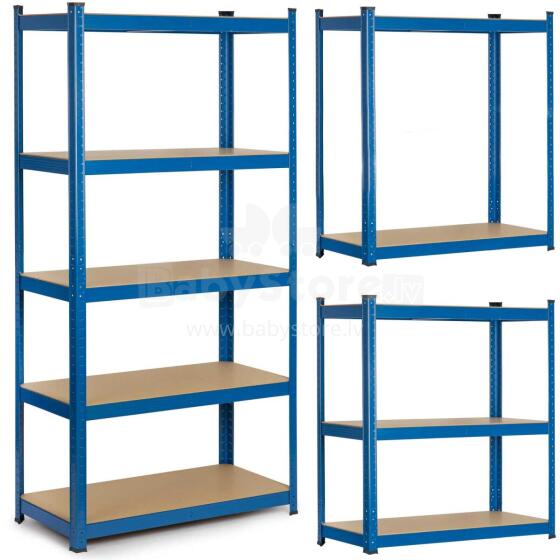 Metallist lao riiul 180 x 90 x 30cm Humberg 4845