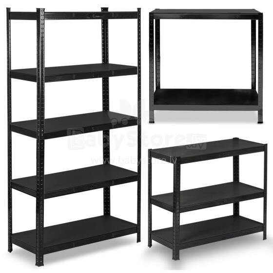 Metallist hoiuriiul 180 x 90 x 40 cm Humberg HR-851 must